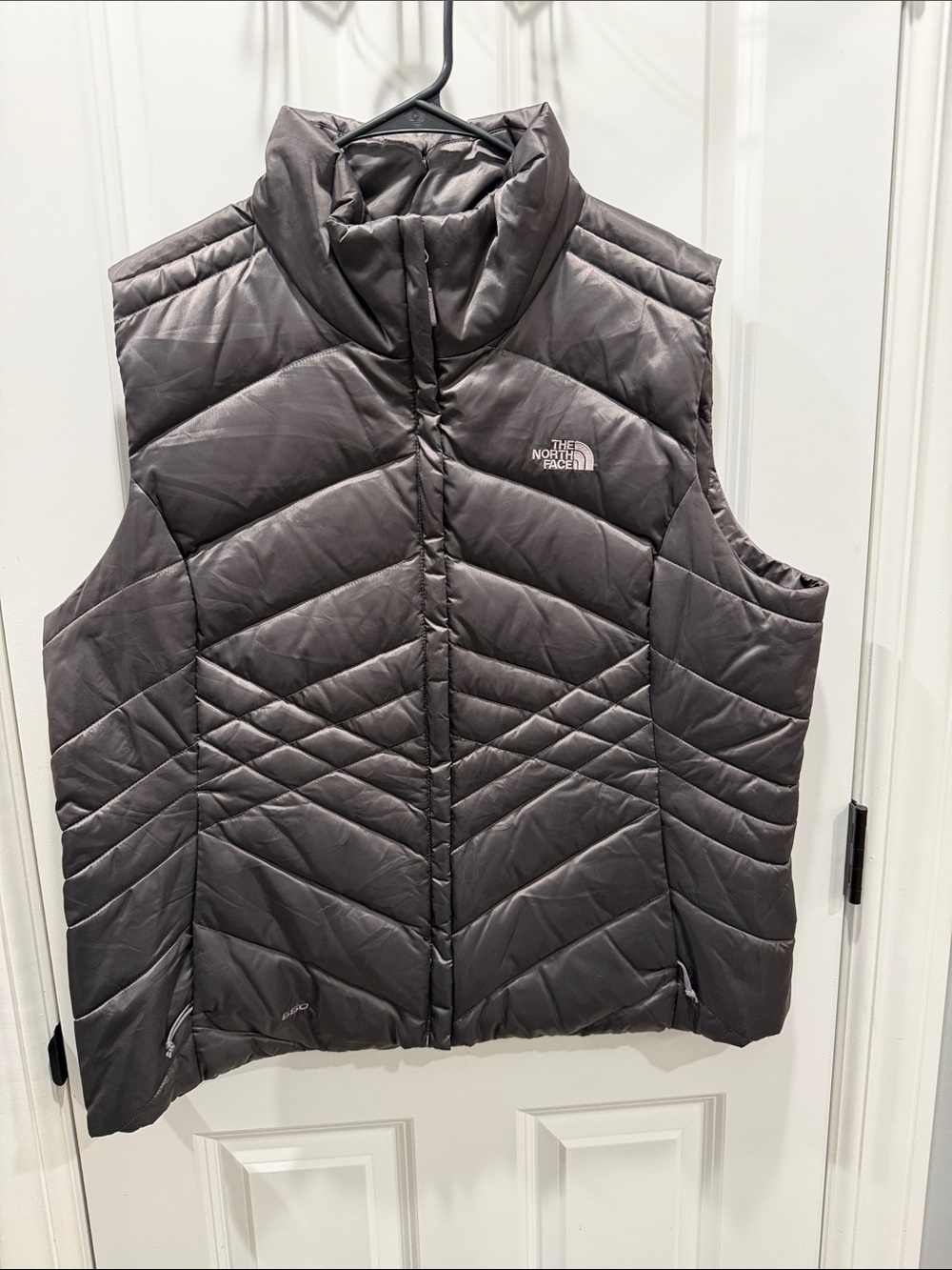 The North Face Women's Charcoal Quilted Insulated Vest
